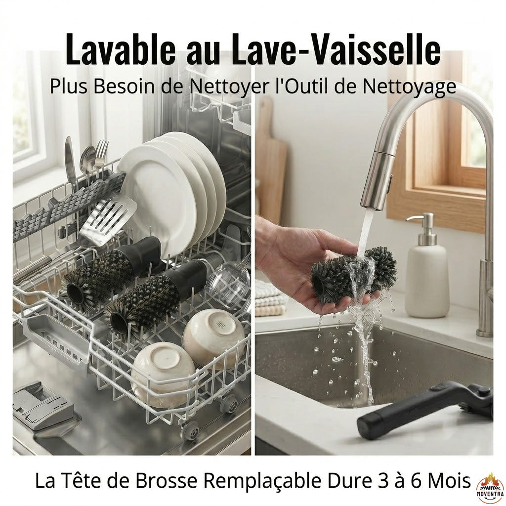 Votre brosse actuelle vous coûte des week-ends entiers.