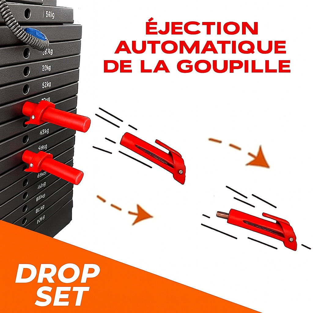 Drop Set Pin noir